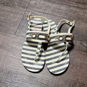Kate Spade Polly Flat Striped Sandals
